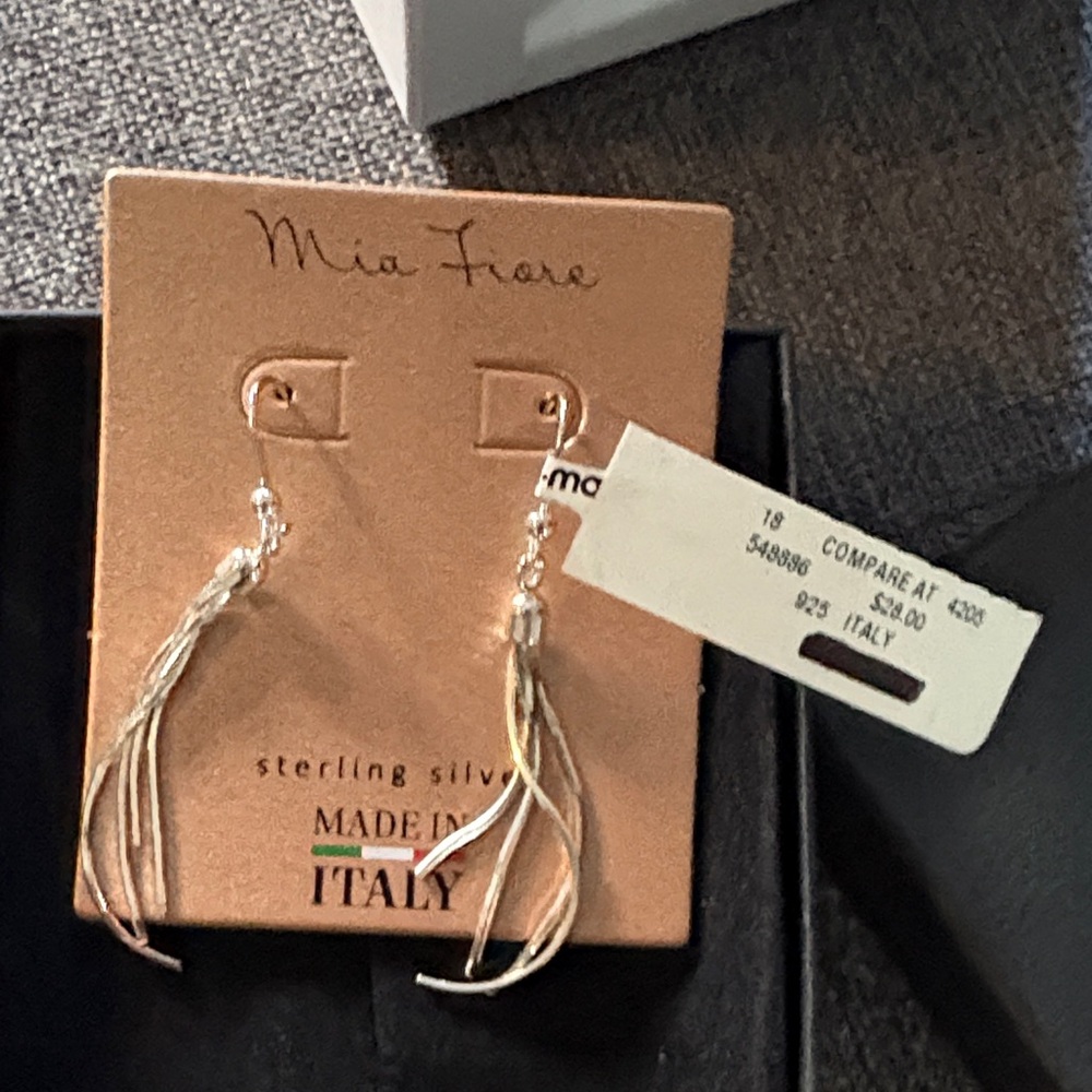 Mia Fiore Silver Dangle Earrings